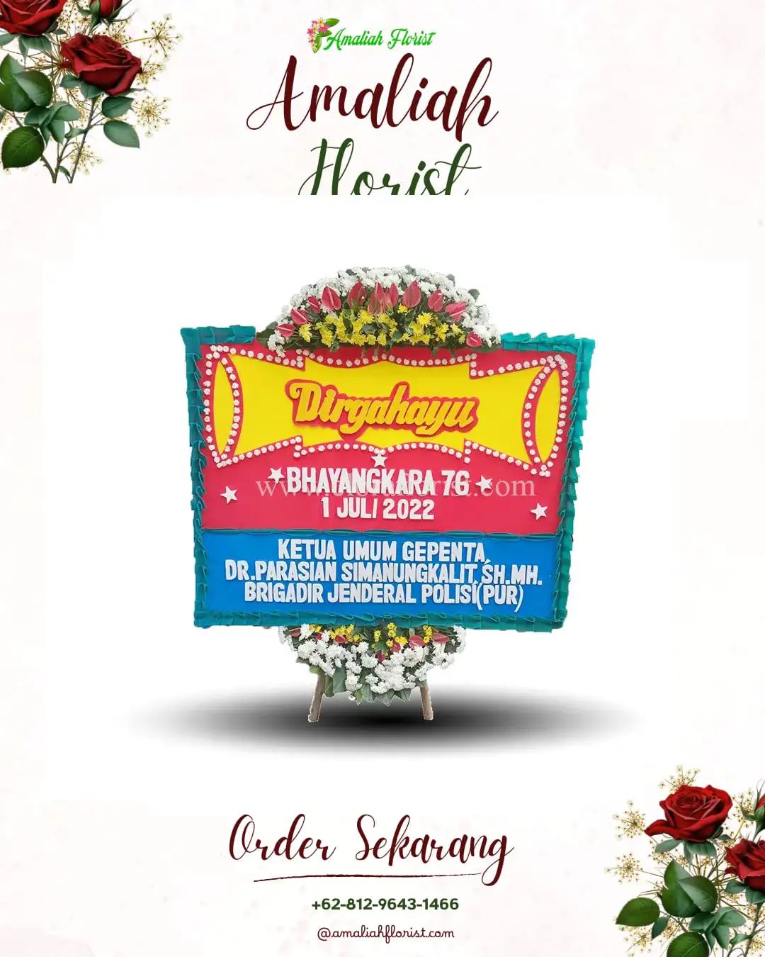 Papan Bunga HUT Ulang Tahun Belimbing Hulu